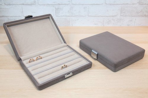 AndyBella Jewelry 頂級3列戒指收藏盒, 日本原裝進口