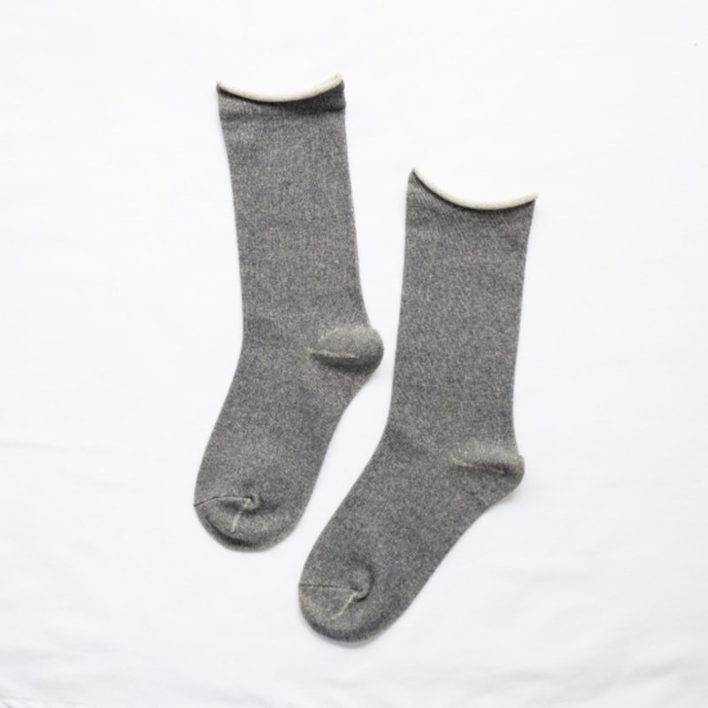 Peru cotton relax socks - ชุดชั้นในผู้หญิง - วัสดุอีโค สีน้ำเงิน