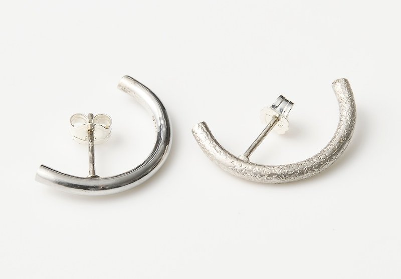 CP146 - 耳環/耳夾 - 其他金屬 銀色