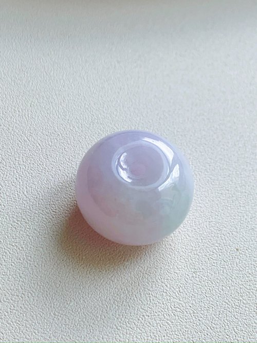 ice of Jadeite 天然緬甸翡翠A玉小春彩平安扣 胖墩墩 辟邪