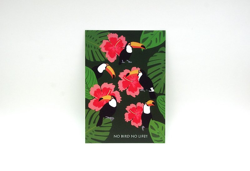 Toucan Postcard (Tropical rainforest) - Cards & Postcards - Paper Black