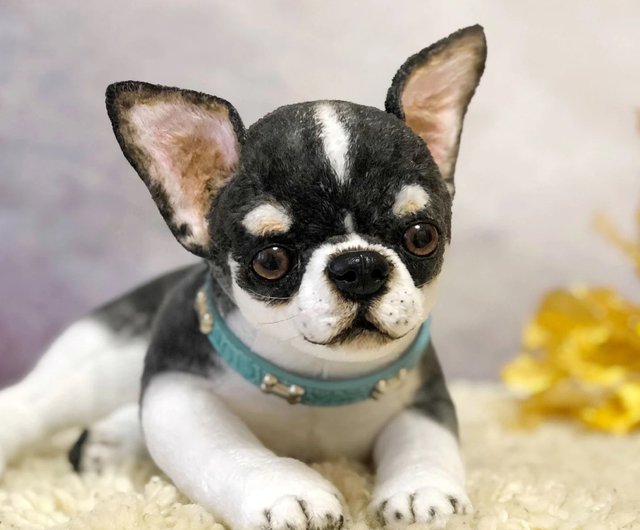 Lifelike Standing Chihuahua Soft Plush Toy