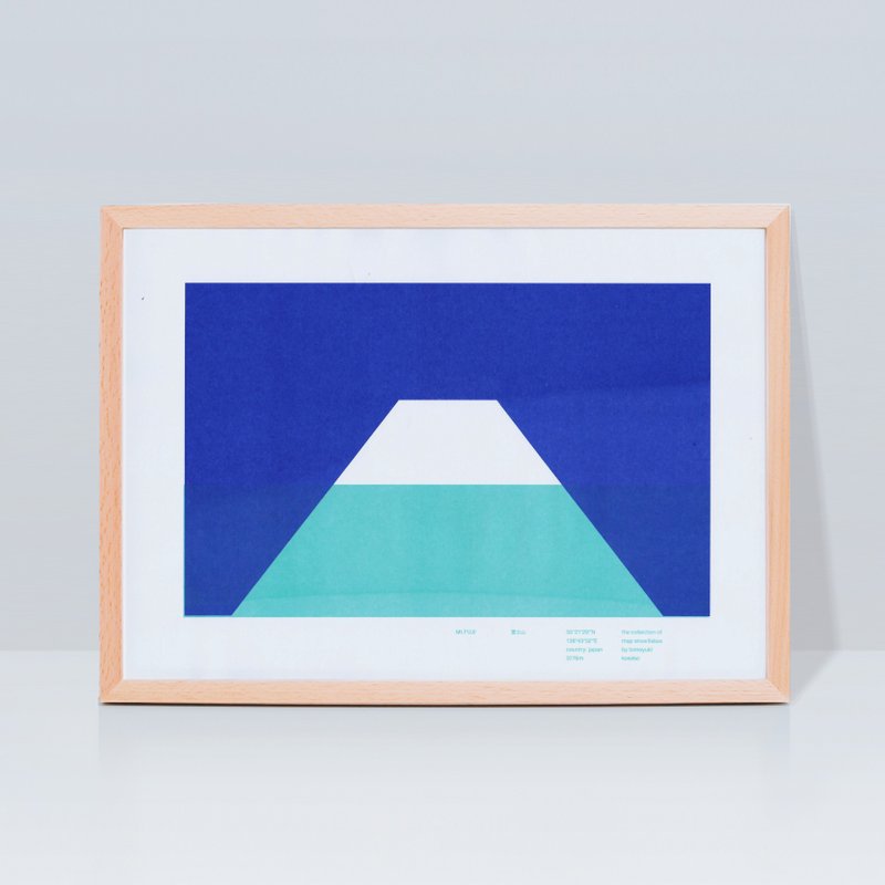 kosekobooks-冬富士山 POSTER (Size: A4) - 海報/掛畫/掛布 - 紙 