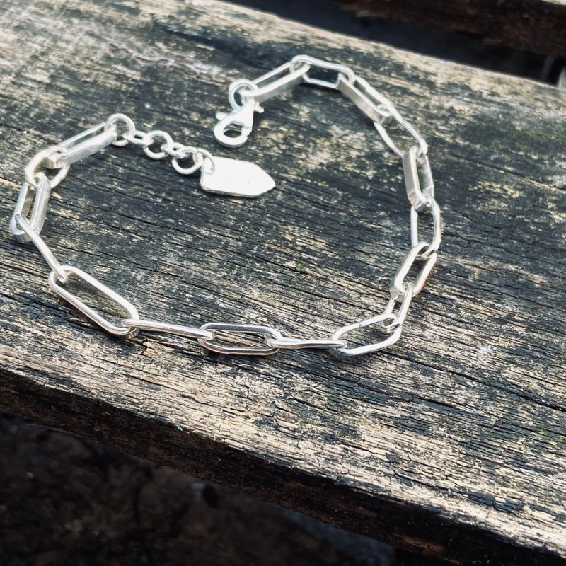 Sterling silver tag bracelet can be customized name S514 - Bracelets - Sterling Silver Silver