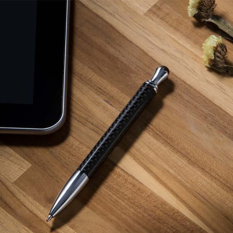 【DT&CREATION】 Extremely fast carbon fiber stylus - ปากกา - โลหะ สีดำ