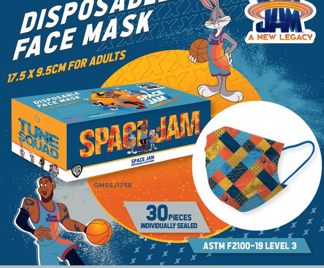 space jam face mask