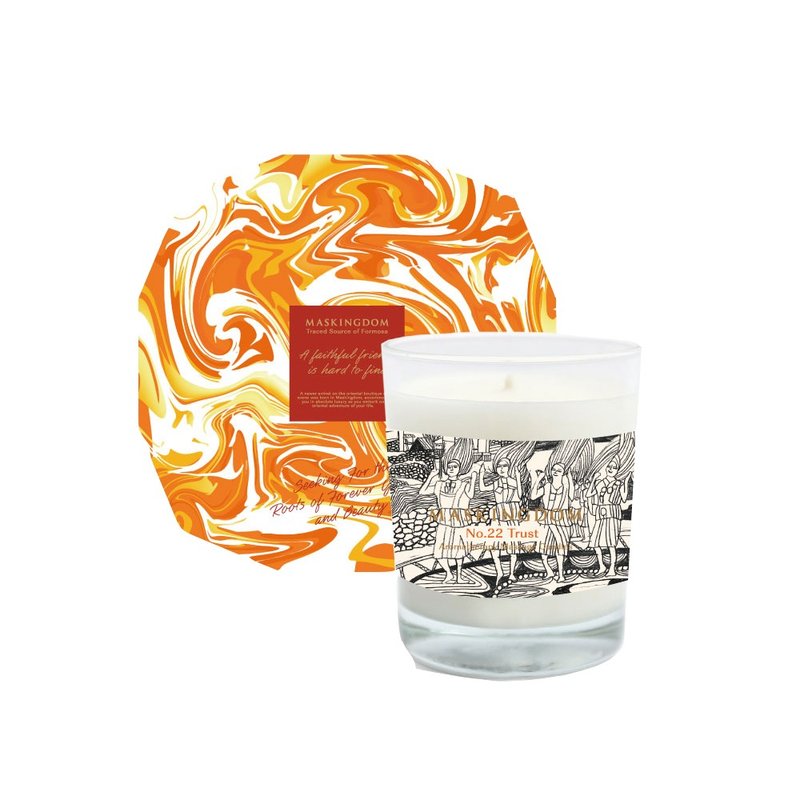 香氛精油按摩蠟燭 No. 22 Trust無所不能-210g - 香氛/精油/擴香 - 環保材質 