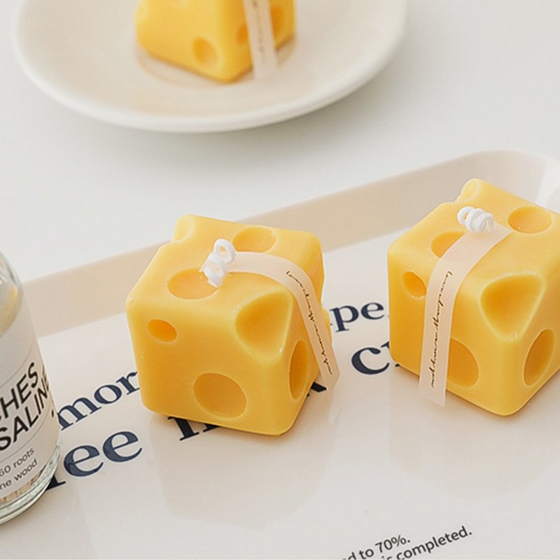 AMARA 香甜融心系列蠟燭  儀式感生活 生日 情人節 交換 聖誕禮物 - 香氛蠟燭/燭台 - 其他材質 黃色