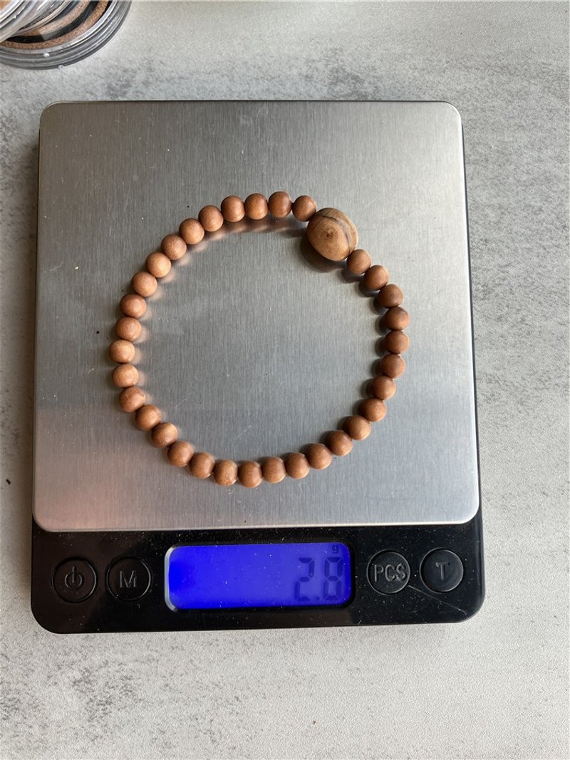 【圓珠重油款】印度老山手串5mm(2-3克) - 手鍊/手環 - 其他材質 