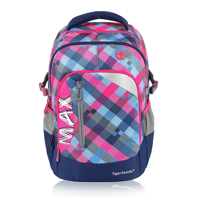 Tiger Family MAX Ultra Lightweight Ridge Bag - Blueberry Square - กระเป๋าเป้สะพายหลัง - วัสดุกันนำ้ สีม่วง