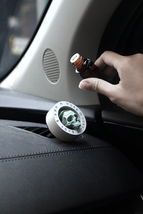 曙muse feather 曙MUSE 骷髏車用水泥擴香 轎車 擴香石 療癒 車載香氛