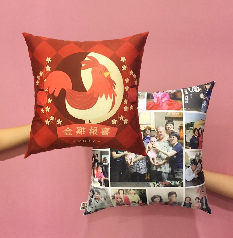 FunPrint customized 16 Grid Pillow - หมอน - วัสดุอื่นๆ สีแดง
