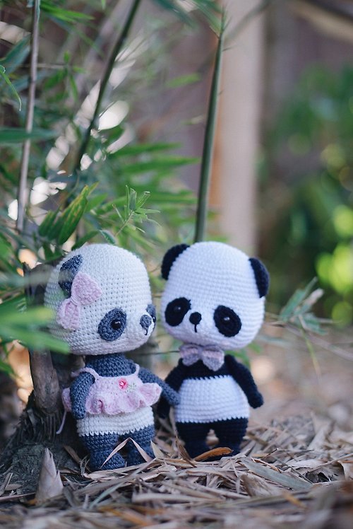 namsompan Digital Download - PDF | Crochet amigurumi pattern Panda bear