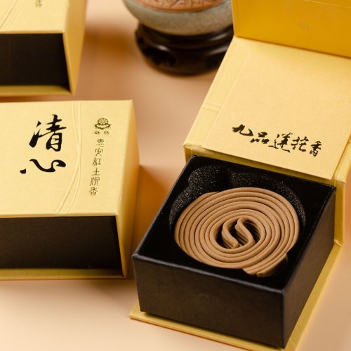 嘉南佛教文物 清心-九品惠安紅土沉香-16片微盤香