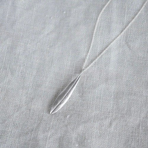 Olive leaf necklace [P072SV] - Shop ateliersimo Necklaces - Pinkoi