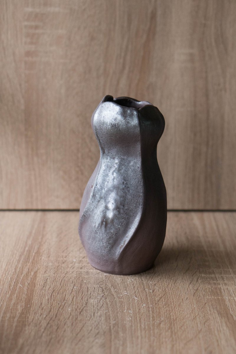 Wood fired vase - Pottery & Ceramics - Pottery Brown