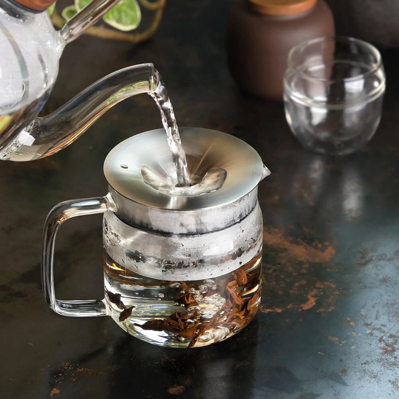 Yu teapot (500ml)|Innovative water injection design - Teapots & Teacups - Glass 