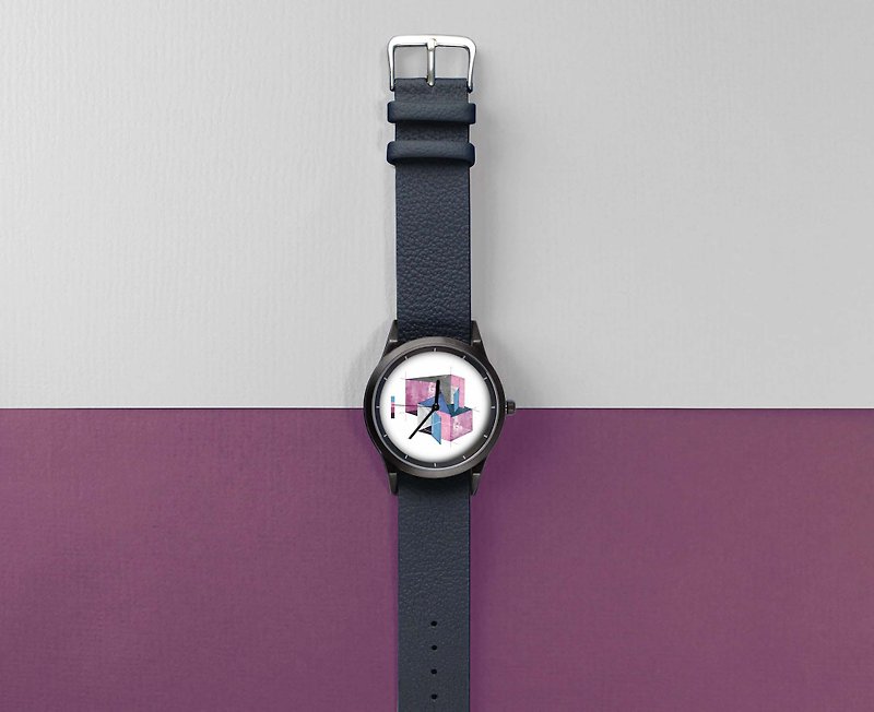 【Illustration Watch】Blueprint-plan B - นาฬิกาผู้หญิง - โลหะ สีม่วง