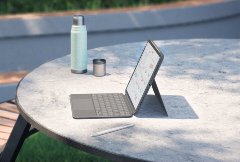 羅技Combo Touch 鍵盤保護套- iPad Air 11 吋5-6代 - 平板/電腦保護殼/保護貼 - 塑膠 