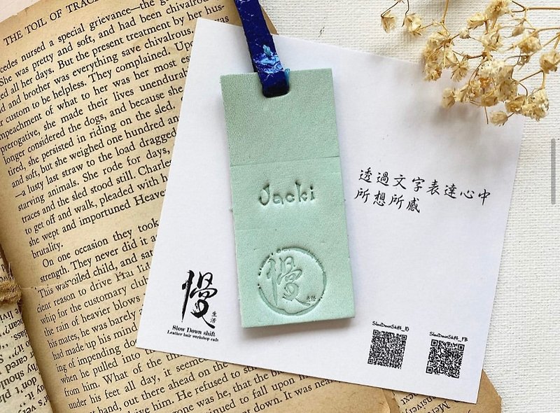 Customised Graduation Resignation Return Gift Bookmark - Bookmarks - Genuine Leather Multicolor