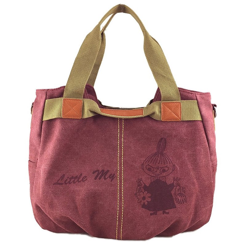 Moomin Moomin authorization - multifunction handbag (red) - Messenger Bags & Sling Bags - Cotton & Hemp Red