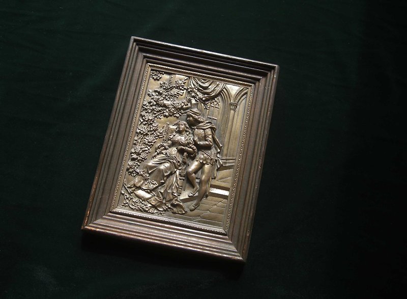 [OLD-TIME] Early European Bronze relief art ornaments - Items for Display - Other Materials Multicolor