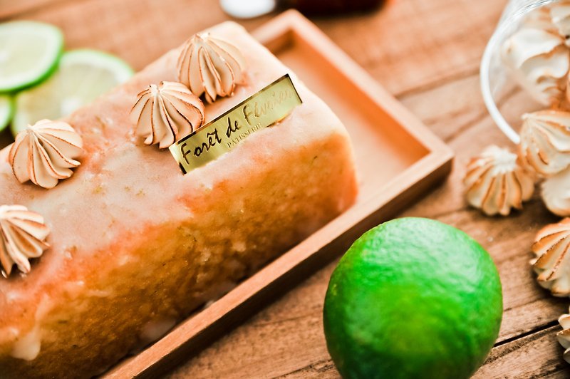 [February dessert shop] lemon holiday cake / strip - เค้กและของหวาน - อาหารสด สีส้ม