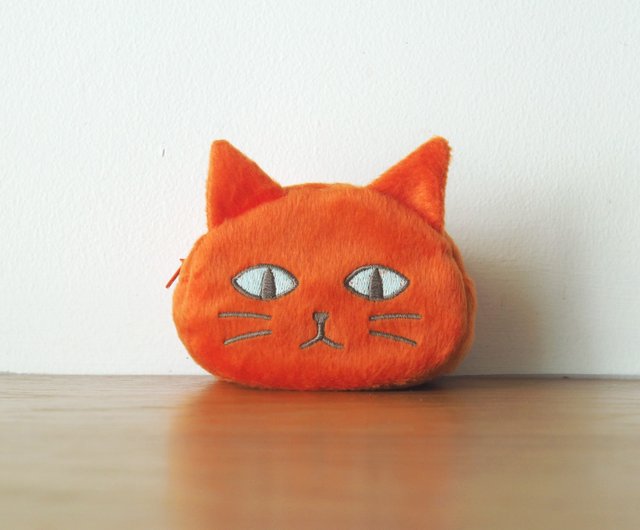 ふわふわ猫ミニポーチ - ショップ cat soup コインケース・小銭