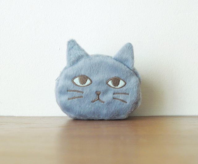 虹猫本舗♡miniパネルポーチ ②楽しく遊ぶねこちゃん✴︎ 猫ポーチ ⭐︎ねこミニポーチ