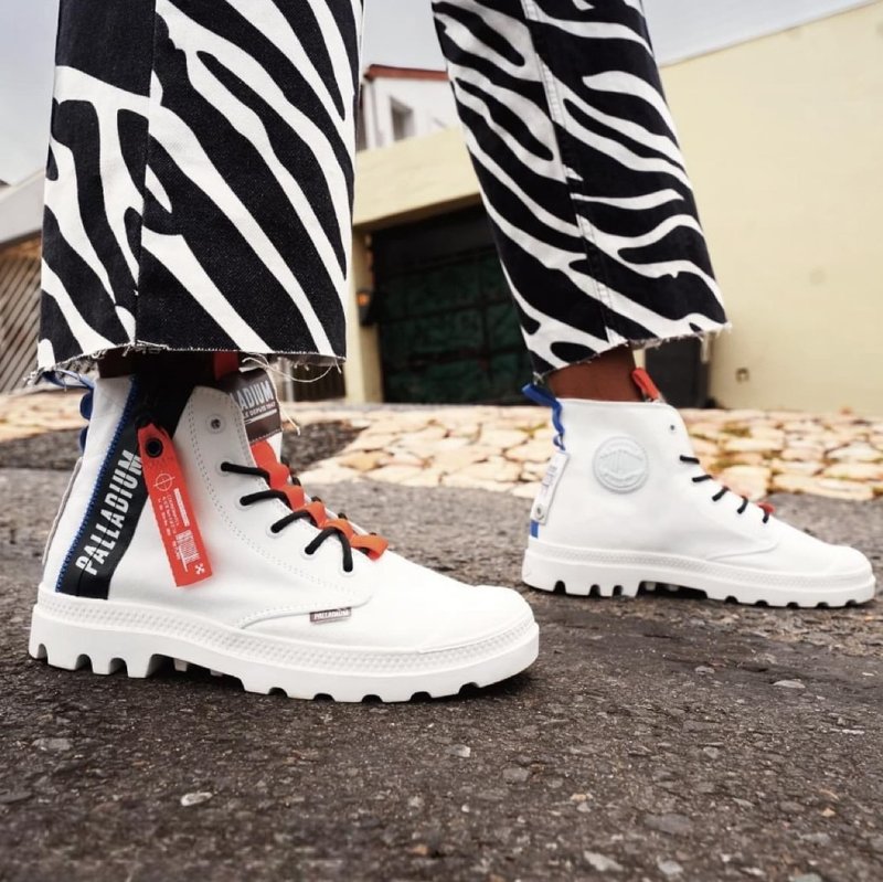 【快速穿脫】PALLADIUM PAMPA HI TTE 拉鍊尼龍潮流靴 77357116 - 女短靴/中筒靴 - 其他材質 多色