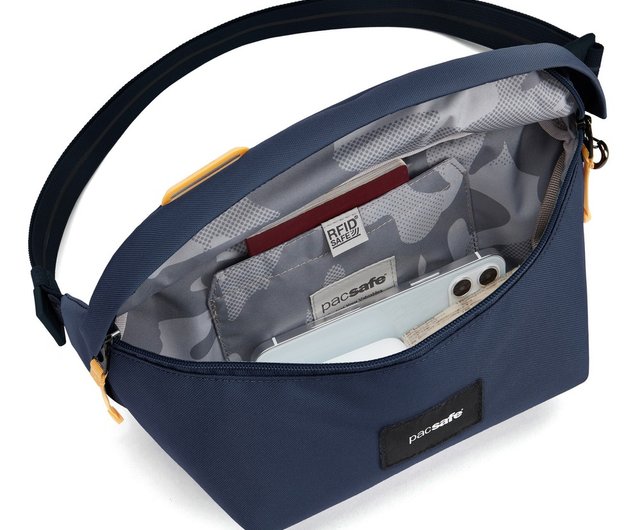 Pacsafe GO | 5層盗難防止クロスボディチェストバッグ 2.5L