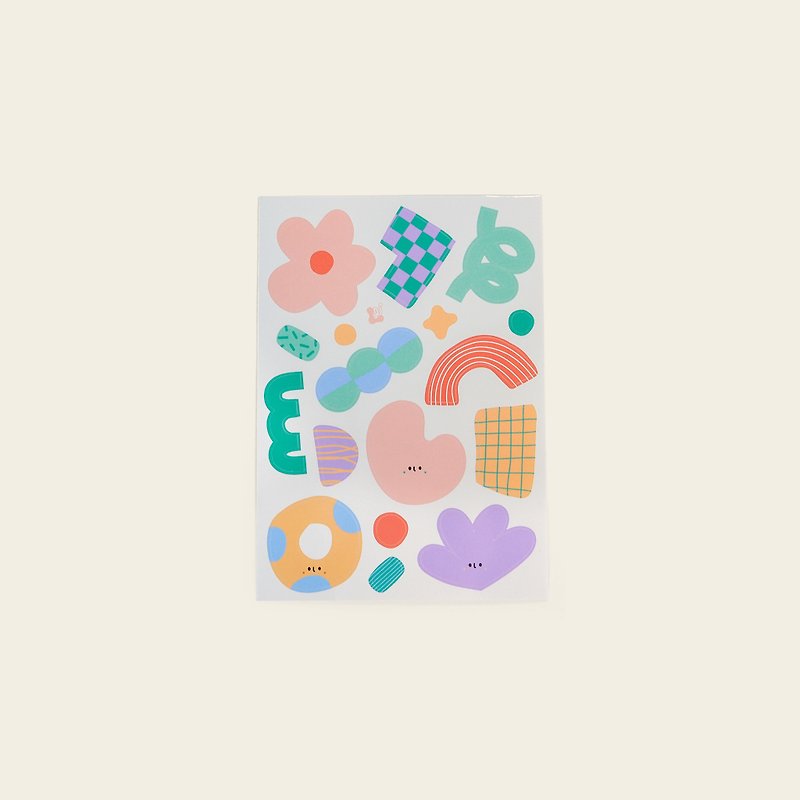พลาสติก สติกเกอร์ - Kits Collection: Sticker - Random Shape Vol.2