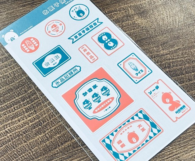 昭和雑貨店 | 透明シールシリーズ 全3種 - ショップ 猫和スタジオ