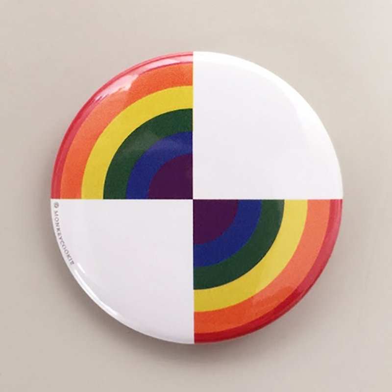 Badge Rainbow Light Speed Constant | MonkeyCookie - เข็มกลัด/พิน - พลาสติก หลากหลายสี