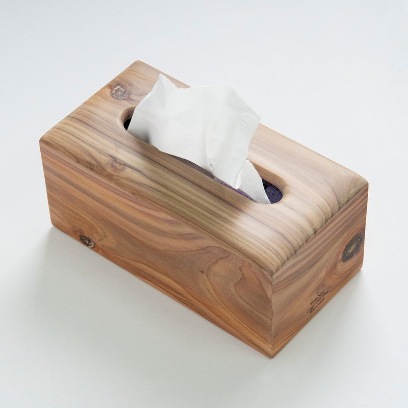 Ja-Pang Collection Solid Wood Tissue Box - Tissue Boxes - Wood Yellow