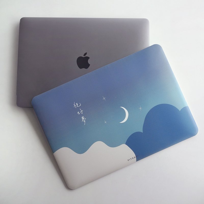 【FITZORY】Daily series - Night. | Macbook protective case - เคสแท็บเล็ต - พลาสติก สีใส