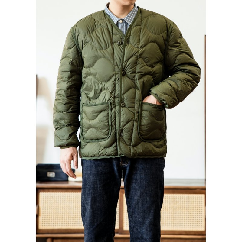 輕薄羽絨服 外套內膽 可單穿 橄欖綠 M65 Liner - 男夾克/外套 - 其他材質 綠色