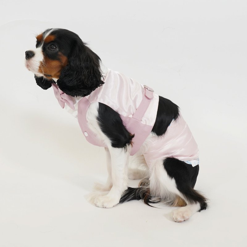 Male Dog Belly Wrap - Pink Pet Clothing - ชุดสัตว์เลี้ยง - เส้นใยสังเคราะห์ 