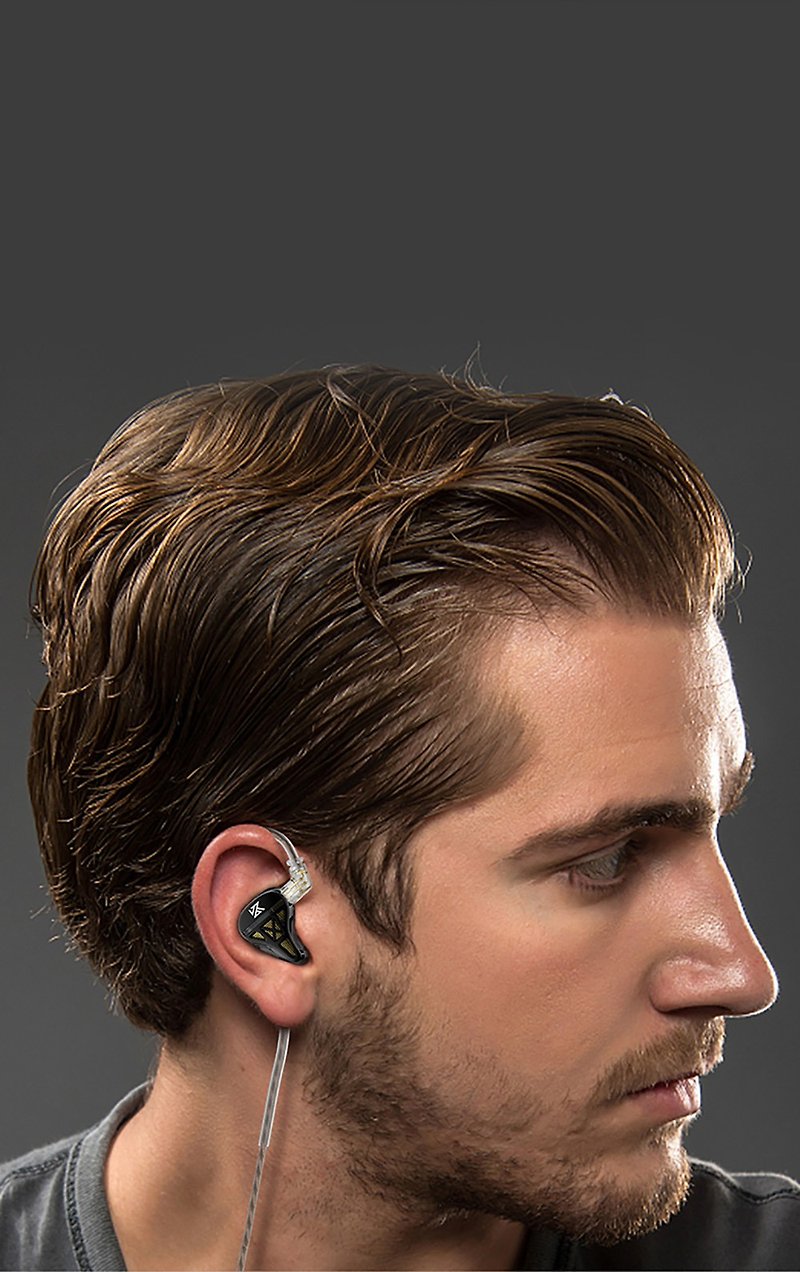 DQ S Dynamic Headphones Ergonomic In-Ear Passive Noise Canceling HD MIC - หูฟัง - โลหะ 