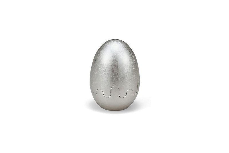 Egg-shaped incense holder- Silver - Fragrances - Copper & Brass Silver