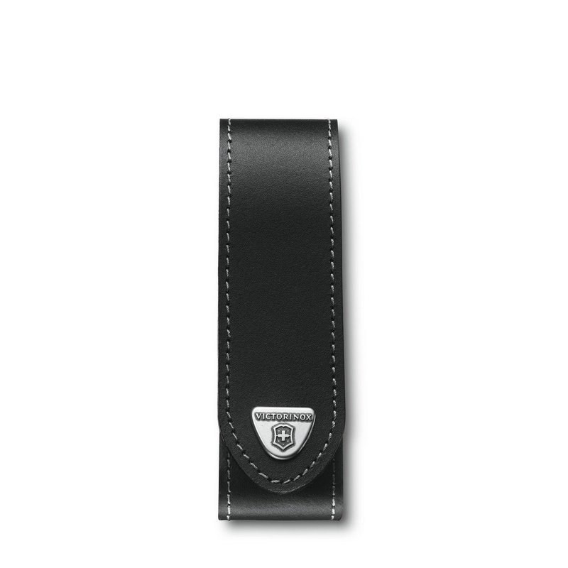 VICTORINOX 瑞士維氏 皮革腰帶刀套 扣環刀套 4.0505.L - 露營用品 - 其他材質 黑色