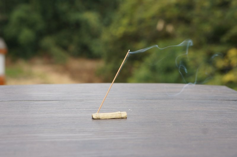 手工黃銅竹節香插 - 香氛/精油/擴香 - 銅/黃銅 金色