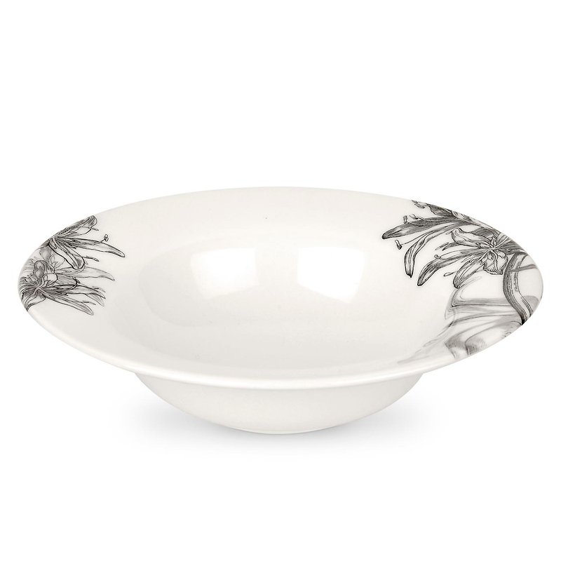 Portmeirion Agapanthus 7.5 inch Cereal Bowl - Bowls - Porcelain White