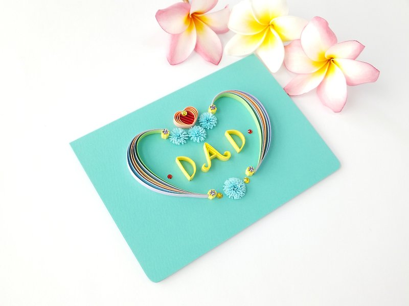 Hand made decorative cards-dad - Cards & Postcards - Paper Green