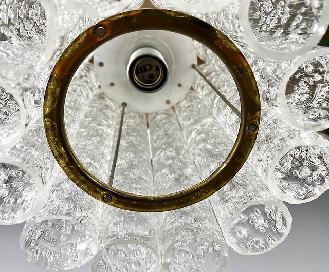 Doria Leuchten、ドイツによるビンテージ ムラノ ガラス ペンダント 