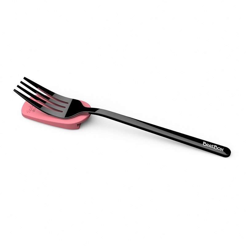 澳洲 BeetBox 便利叉套組 - 草莓雪酪 - 餐具/刀叉湯匙 - 不鏽鋼 粉紅色