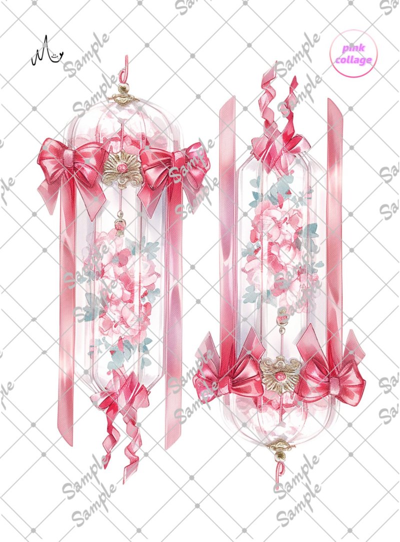 オリジナル装飾ステッカー期間限定pinkシリーズ9月10日まで - 貼紙 - 紙 