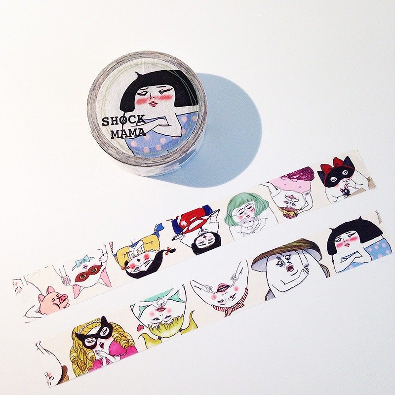 Eggheads 3.0  masking tape - Washi Tape - Paper Multicolor