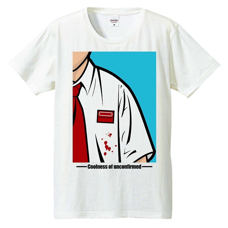 Tシャツ / S.P - 男 T 恤 - 棉．麻 白色