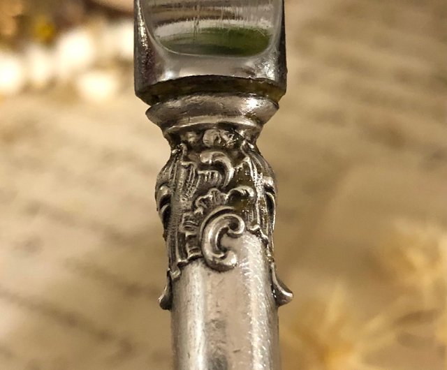 フランスのアールヌーボー様式のカスタムメイドのスターリングシルバー